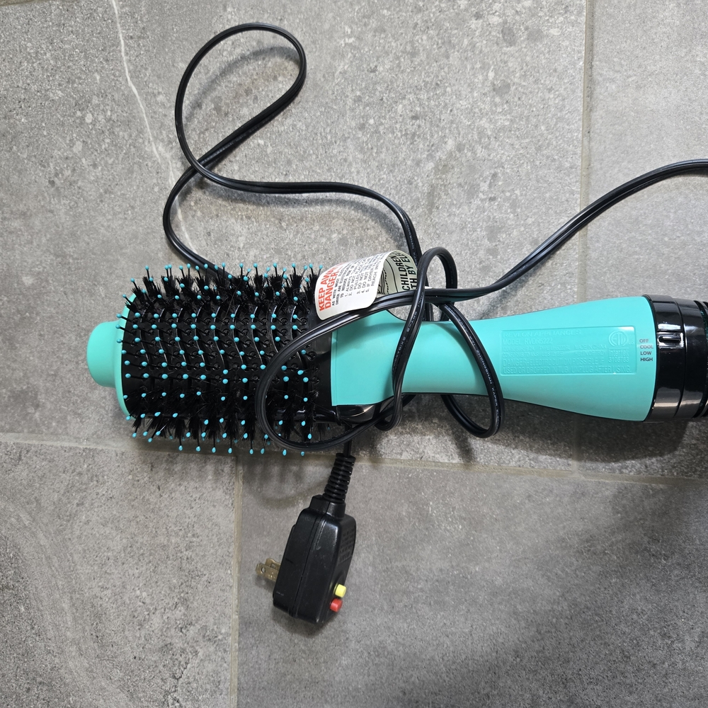 Teal and Black Hair Dryer